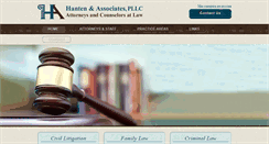 Desktop Screenshot of hantenlaw.com